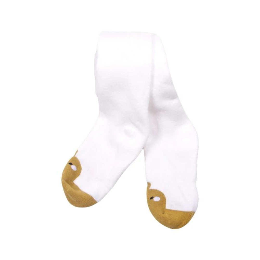 Meia Calça Infantil Peluciada Ursinha