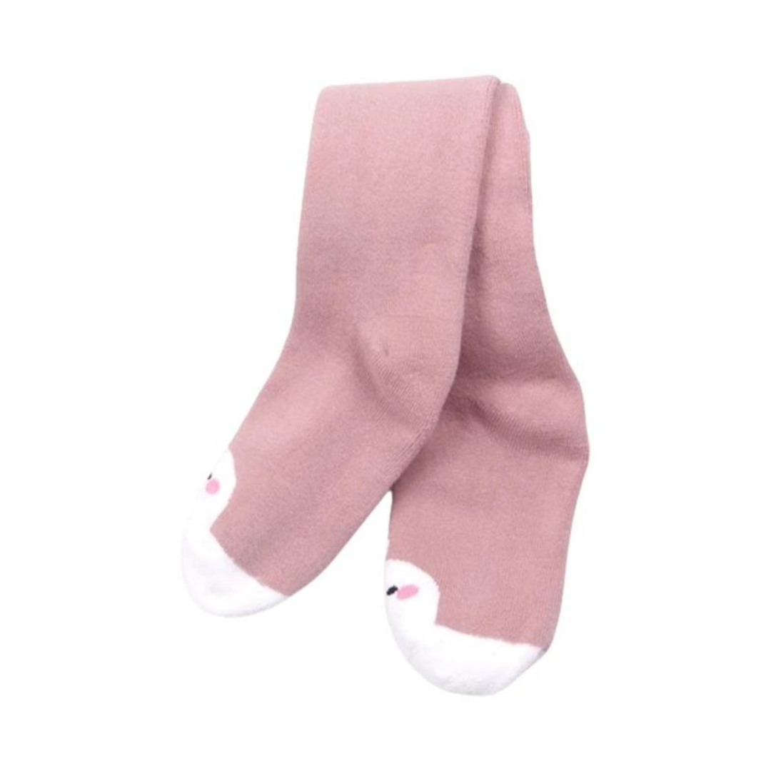 Meia Calça Infantil Peluciada Ursinha