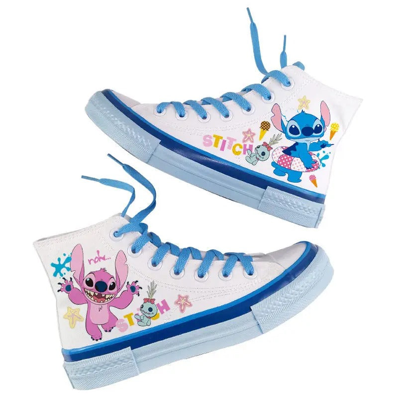 Tênis Infantil Unissex Stitch Experiment 626 Cano Longo