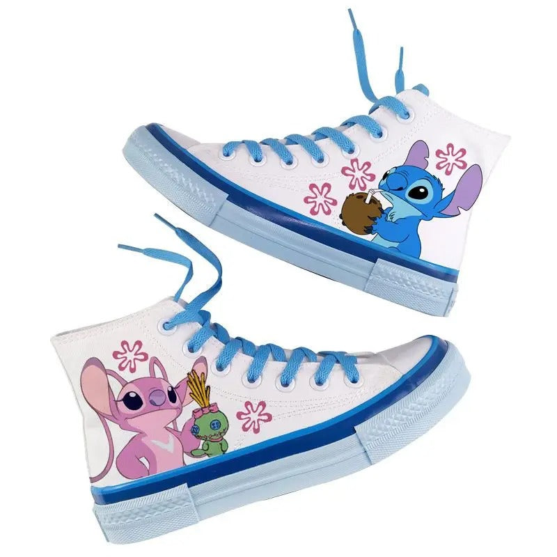 Tênis Infantil Unissex Stitch Experiment 626 Cano Longo